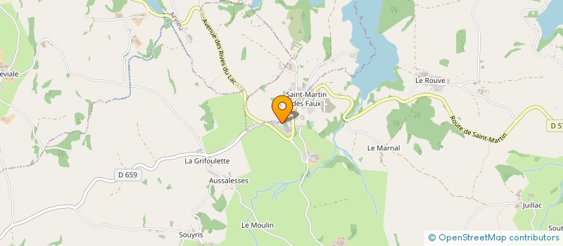 localisation de l'entreprise FRAYSSINHES  SALLES-CURAN