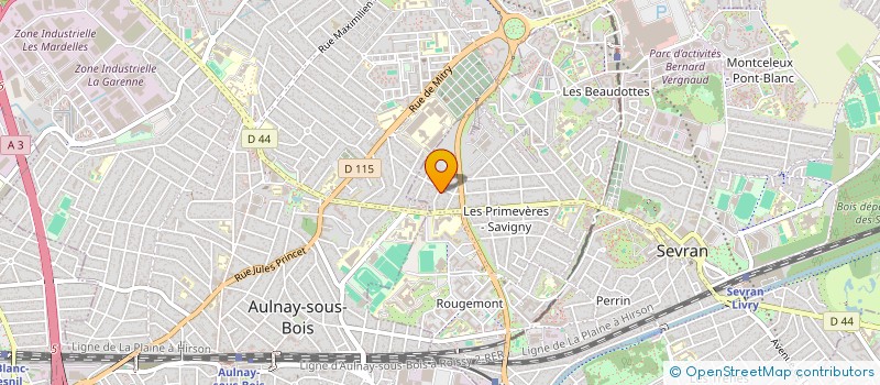 localisation de l'entreprise FRAZIER à SEVRAN