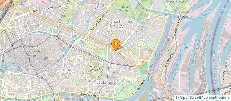 localisation de l'entreprise FRB  STRASBOURG