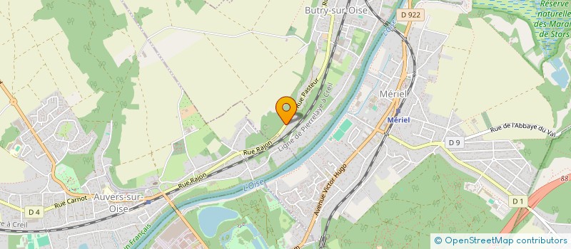 localisation de l'entreprise FRB  BUTRY-SUR-OISE