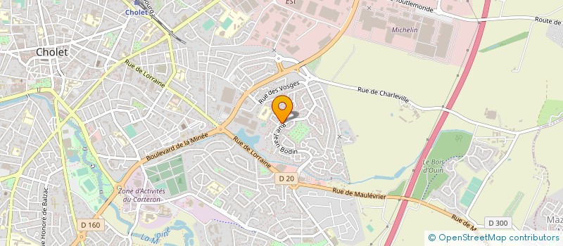 localisation de l'entreprise FRB ISO à CHOLET