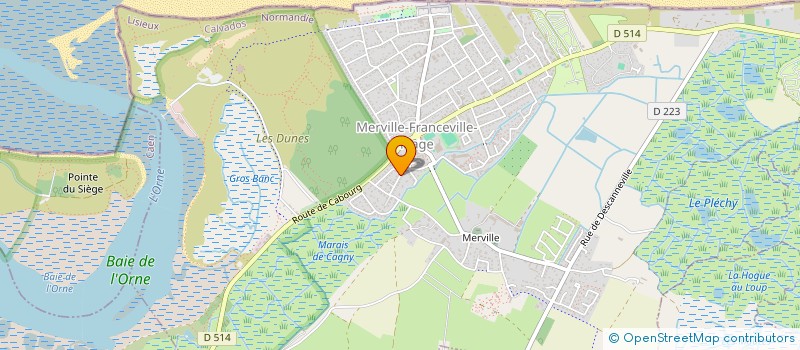 localisation de l'entreprise FRC  MERVILLE-FRANCEVILLE-PLAGE