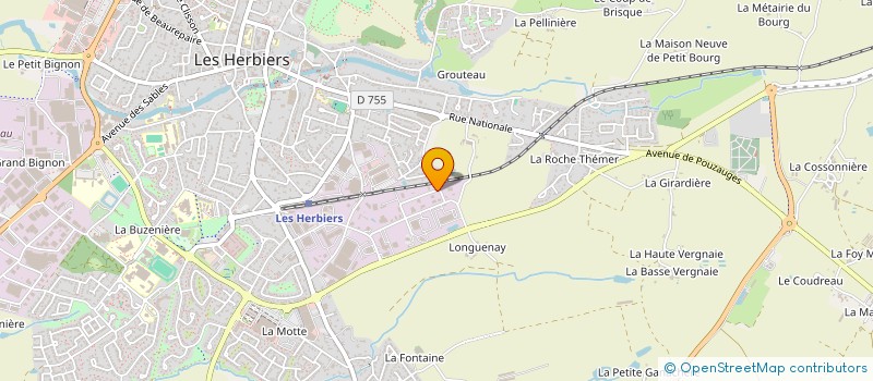 localisation de l'entreprise FRC à LES HERBIERS