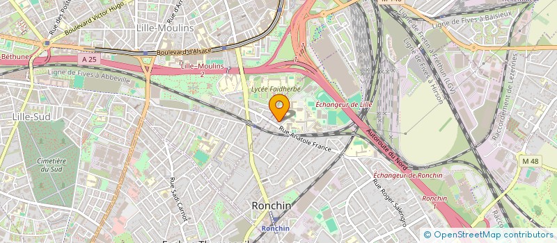 localisation de l'entreprise FRC CONSULTING  RONCHIN