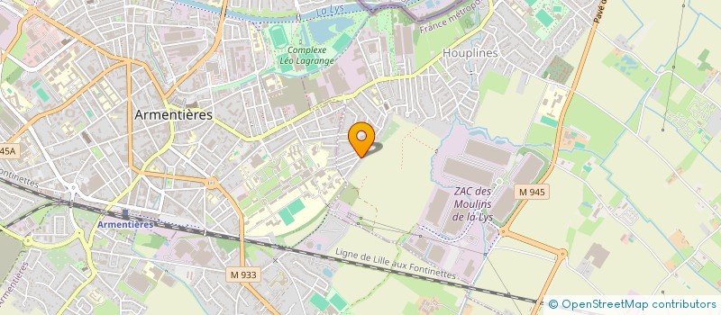 localisation de l'entreprise FRC DE L'EPINETTE  HOUPLINES