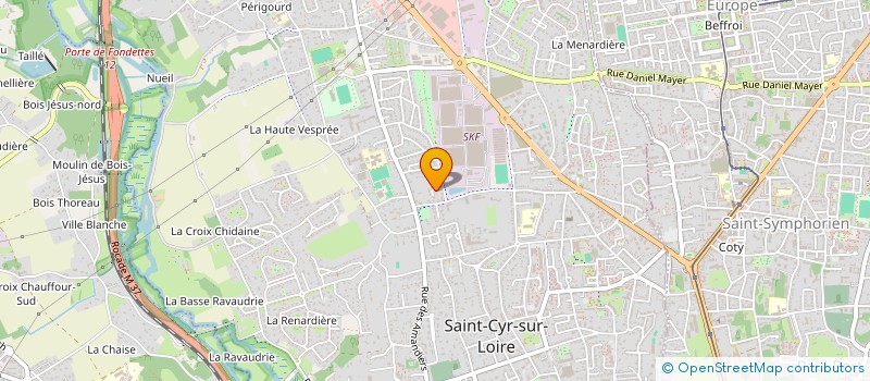 localisation de l'entreprise FRCH GESTION  SAINT-CYR-SUR-LOIRE