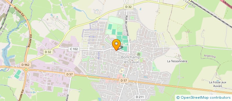 localisation de l'entreprise FRCL à BONCHAMP-LES-LAVAL