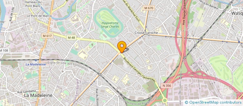 localisation de l'entreprise FRCOURTAGE à MARCQ-EN-BARŒUL