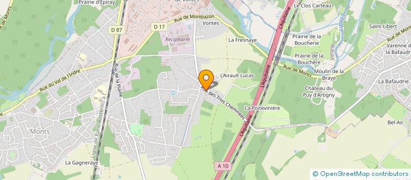 localisation de l'entreprise FRD CONSEIL  MONTS