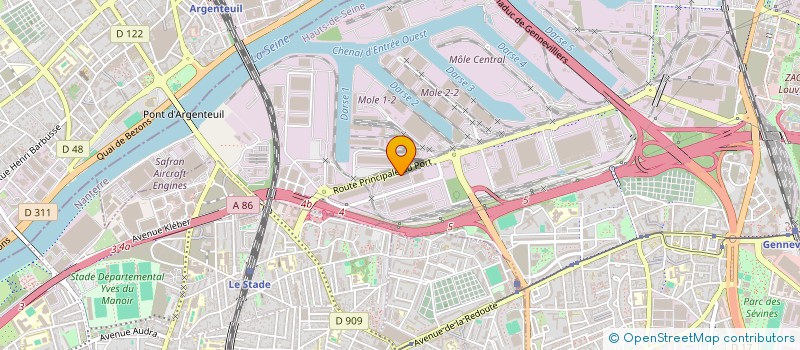 localisation de l'entreprise FRD CONSULTING à GENNEVILLIERS