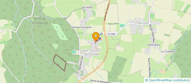 localisation de l'entreprise FRDG à SAINT-LAURENT-DE-CONDEL