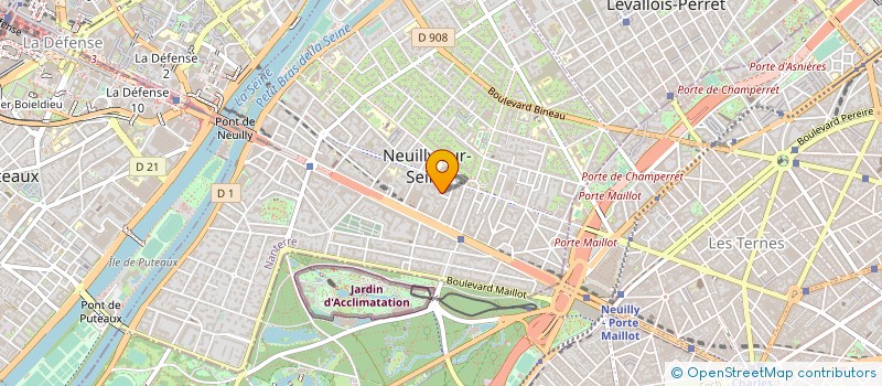 localisation de l'entreprise FRDIXSEPT à NEUILLY-SUR-SEINE