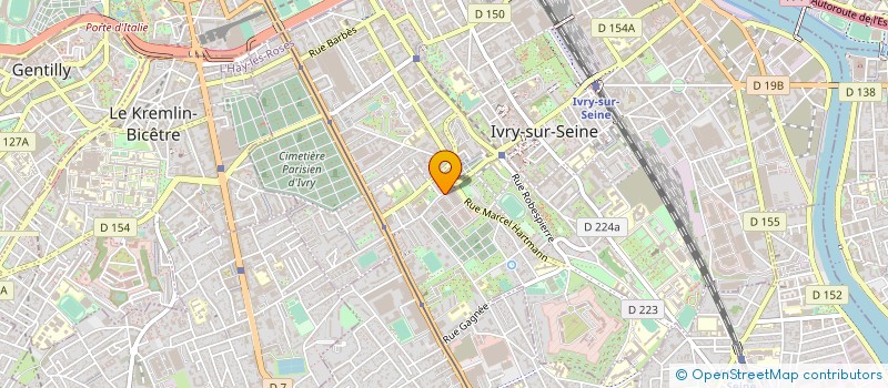 localisation de l'entreprise FREAKS 4U GAMING S.A.S. à IVRY-SUR-SEINE