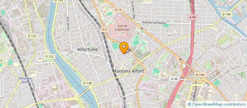 localisation de l'entreprise FREANCA à MAISONS-ALFORT