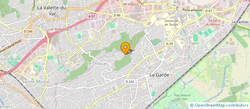 localisation de l'entreprise FREATIO à LA GARDE