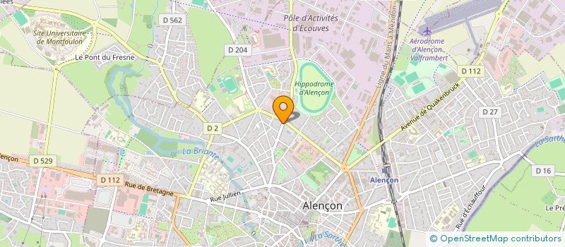 localisation de l'entreprise FREAU SCI  ALENCON