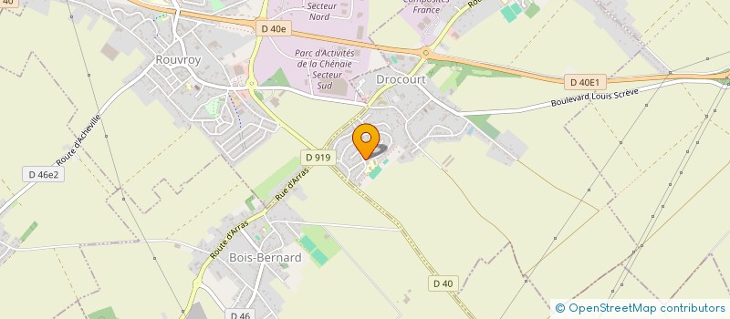 localisation de l'entreprise FREBAT  DROCOURT