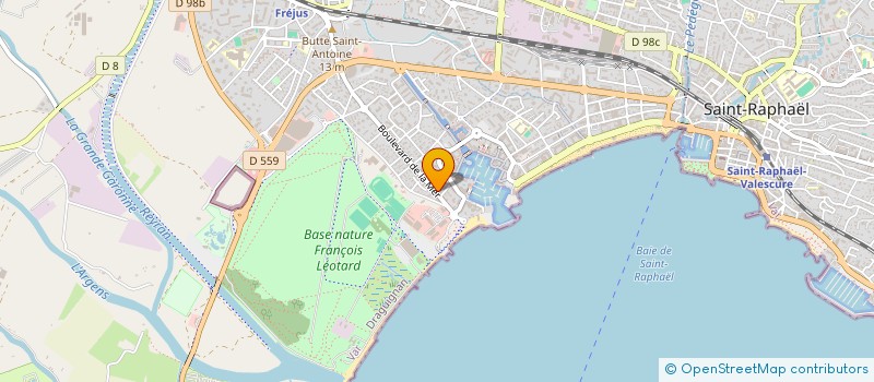localisation de l'entreprise FREBET FREJUS à FREJUS
