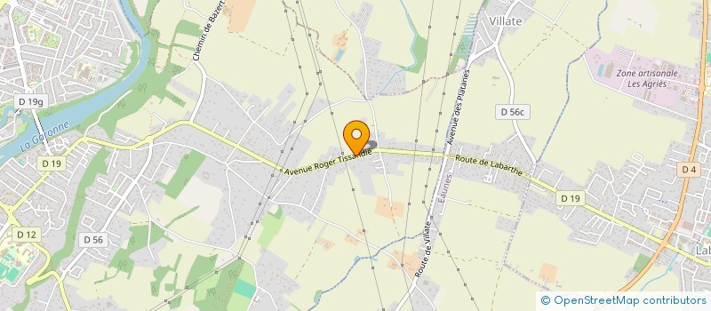 localisation de l'entreprise FREBOURG à MURET
