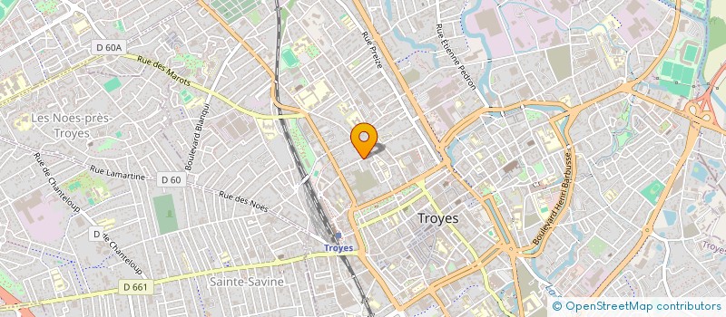 localisation de l'entreprise FREBRIGE à TROYES