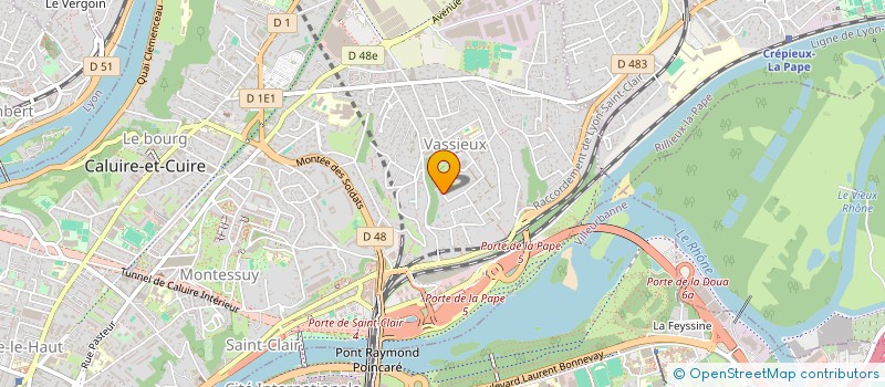 localisation de l'entreprise FRECA  CALUIRE-ET-CUIRE