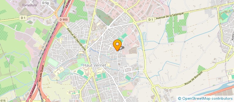 localisation de l'entreprise FRECALY à PERPIGNAN