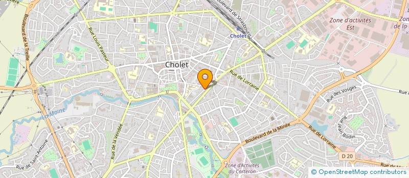 localisation de l'entreprise FRECANGE à CHOLET