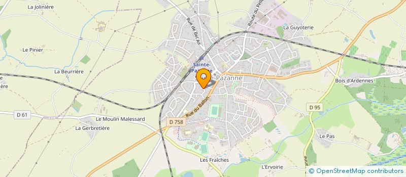 localisation de l'entreprise FRECCIA MACHINES SERVICES à SAINTE-PAZANNE