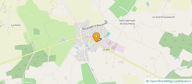 localisation de l'entreprise FRECEA  MORANNES SUR SARTHE-DAUMERAY