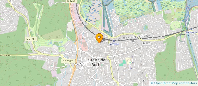 localisation de l'entreprise FRECEL  LA TESTE-DE-BUCH