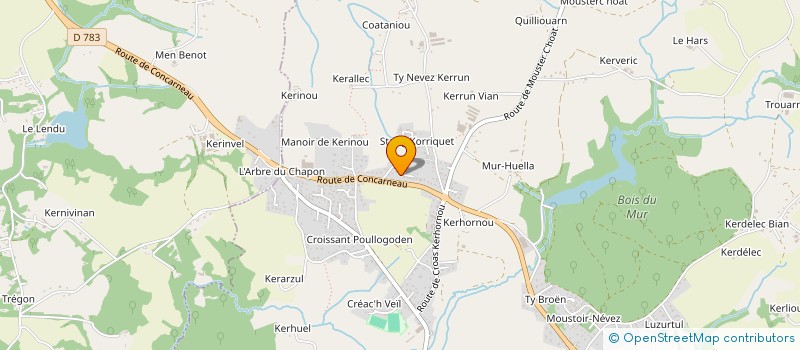 localisation de l'entreprise FRECEL IMMOBILIER  SAINT-EVARZEC