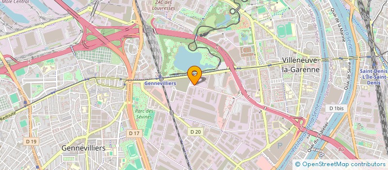 localisation de l'entreprise FRECHET ROLAND TORCHIO YVETTE  GENNEVILLIERS