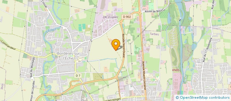 localisation de l'entreprise FRECHOU MF  BORDERES-SUR-L'ECHEZ