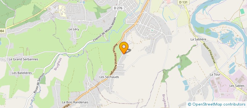 localisation de l'entreprise FRECIMA  BELLERIVE-SUR-ALLIER