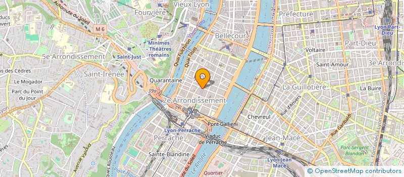localisation de l'entreprise FRECINA ELECTRICITE DOMOTIQUES ALARMES CHAUFFAGES à LYON