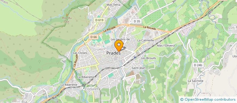 localisation de l'entreprise FRECOBIDIS à PRADES