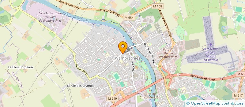 localisation de l'entreprise FRECOR à MARCQ-EN-BARŒUL