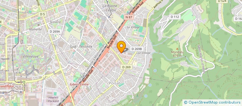 localisation de l'entreprise FRED à SAINT-MARTIN-D'HERES