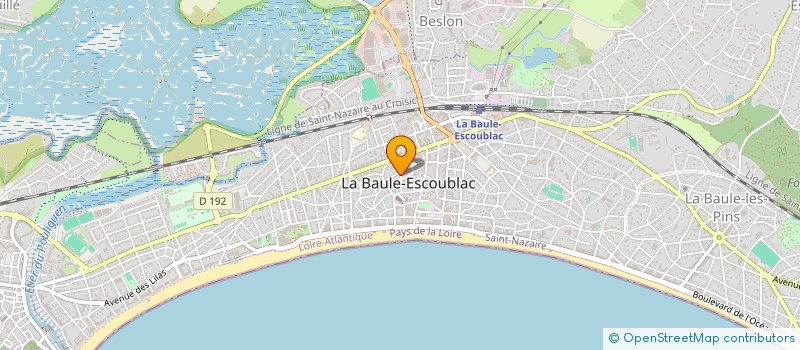 localisation de l'entreprise FRED  LA BAULE-ESCOUBLAC