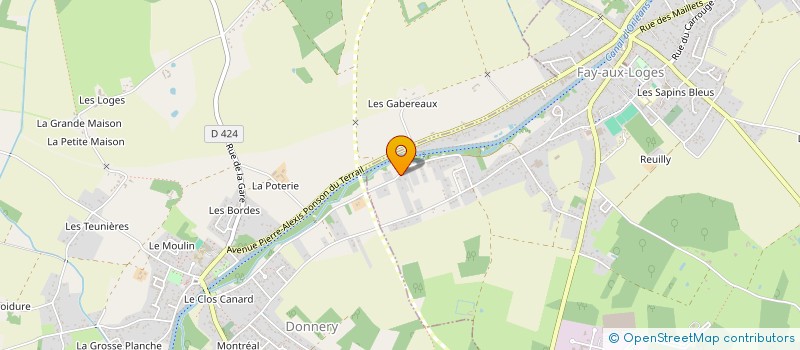 localisation de l'entreprise FRED à FAY-AUX-LOGES