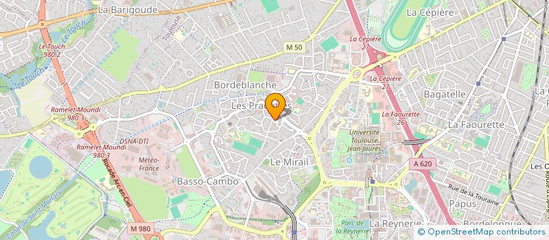 localisation de l'entreprise FRED à TOULOUSE