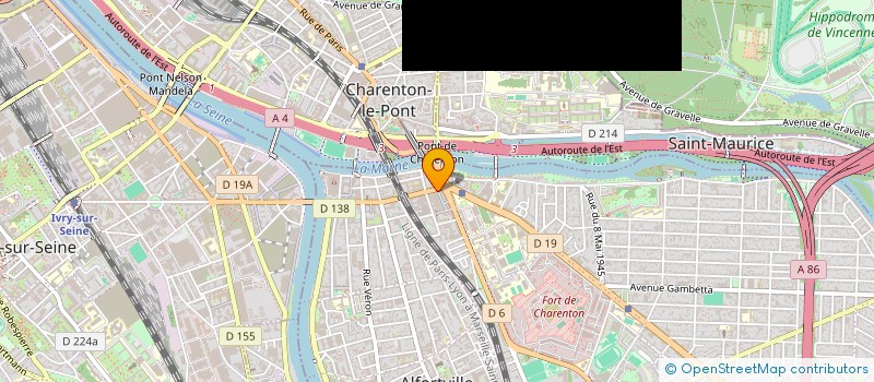 localisation de l'entreprise FRED AND CIE à MAISONS-ALFORT