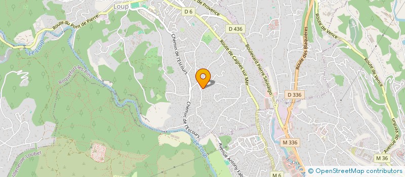 localisation de l'entreprise FRED ANTONIN à LA COLLE-SUR-LOUP