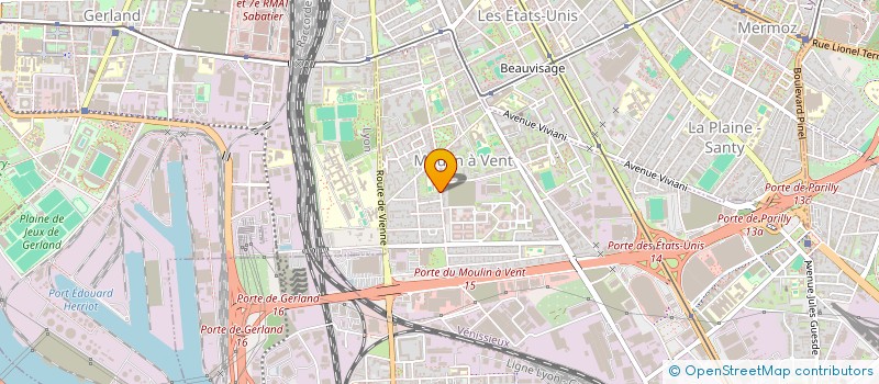 localisation de l'entreprise FRED BERGER SPORTS MANAGEMENT  VENISSIEUX