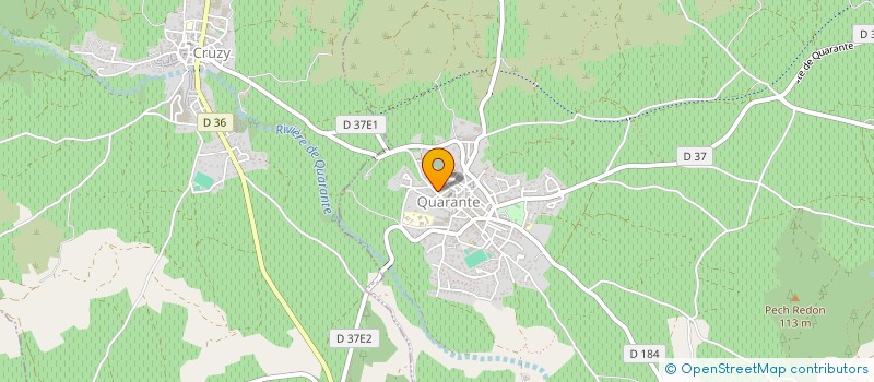 localisation de l'entreprise FRED CARO LANGUEDOC  QUARANTE