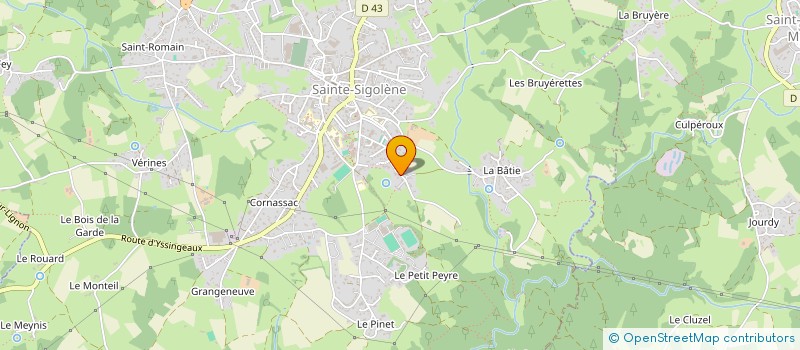 localisation de l'entreprise FRED CLOVIS SCI à SAINTE-SIGOLENE