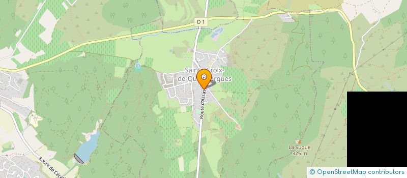 localisation de l'entreprise FRED & CO  SAINTE-CROIX-DE-QUINTILLARGUES