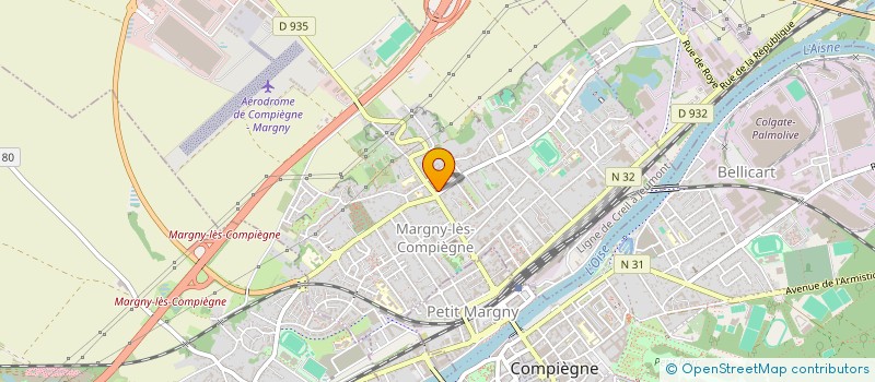 localisation de l'entreprise FRED & CO à COMPIEGNE