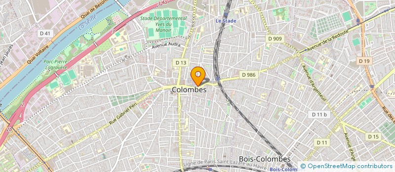 localisation de l'entreprise FRED & COW à COLOMBES