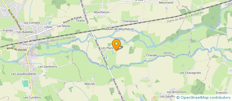 localisation de l'entreprise FRED DANSE ACADEMIE IMMOBILIER  MEZERIAT